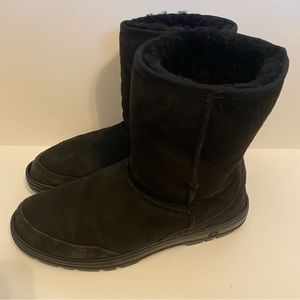 Vintage UGG Black Ultra Short Boots | 7